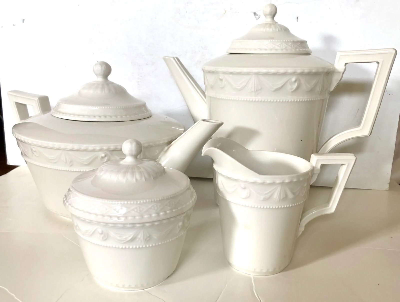 German KPM Berlin Kurland Coffee/Tea Set - 11