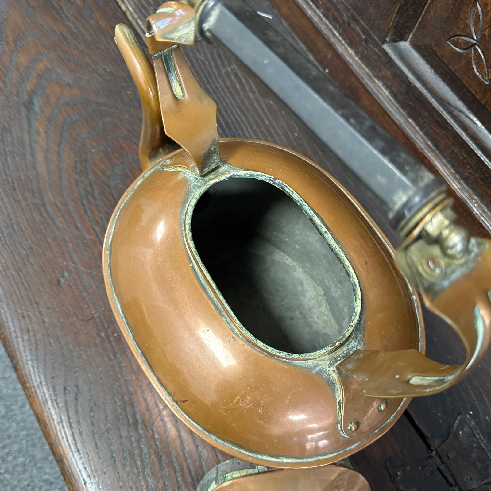 Antique English Copper Kettle - 9