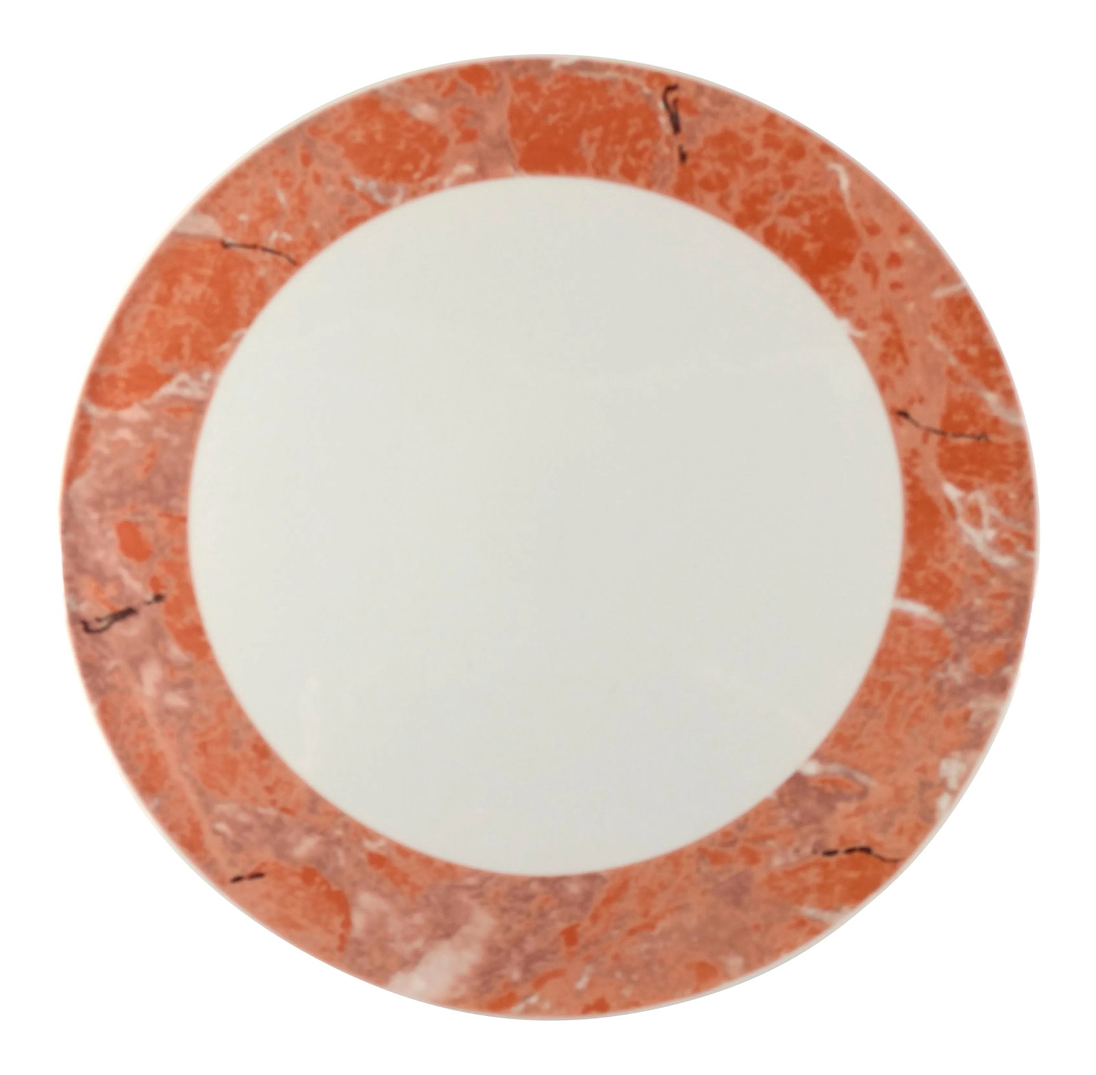 Villeroy & Boch Siena Pattern Cake Plate: Villeroy & Boch Siena pattern 12" diameter cake plate Color: Salmon and Cream Marbled design, pure 1980's! produced from 1984 to 1998 Condition: Alterations: Original Condition Unaltered