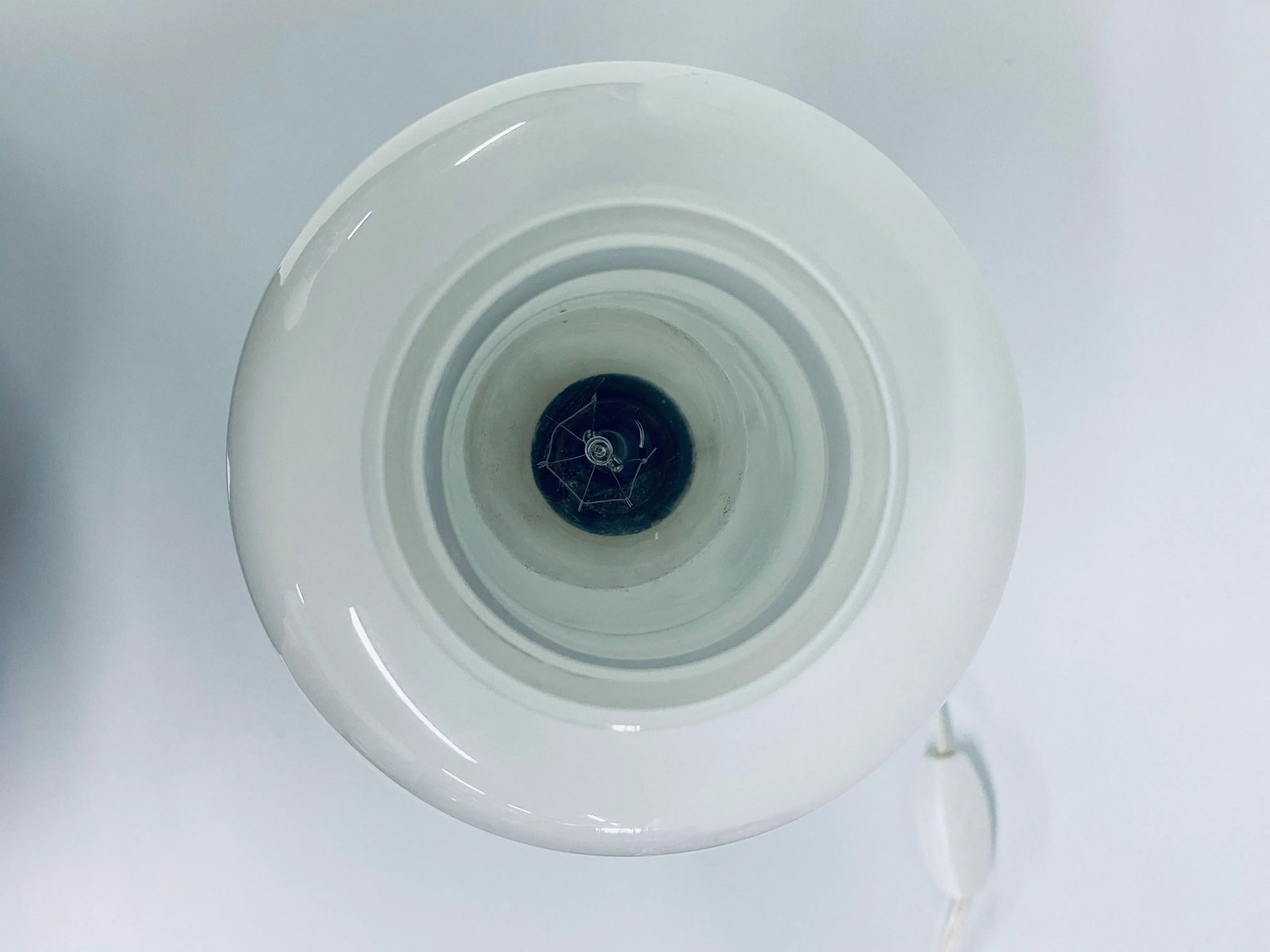 1970s Art Deco Revival Murano Glass Table Lamp - 10