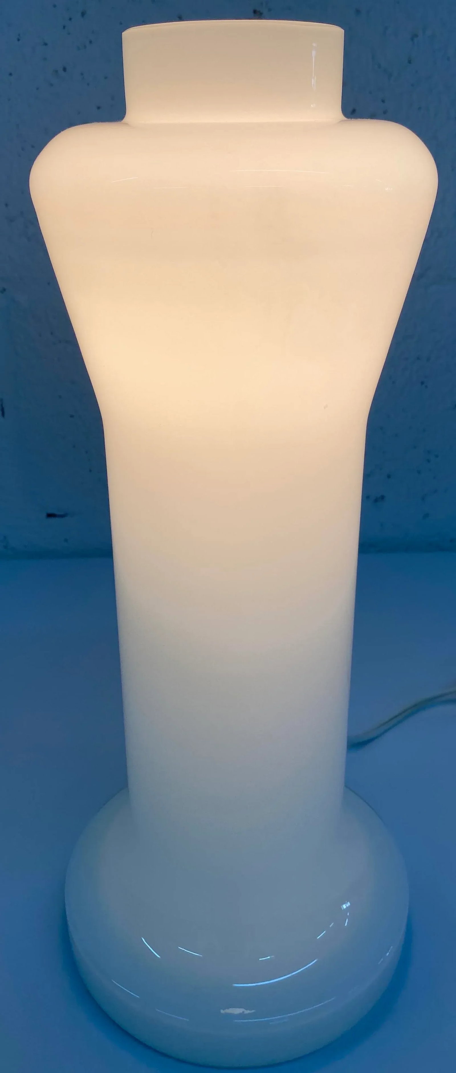 1970s Art Deco Revival Murano Glass Table Lamp - 11