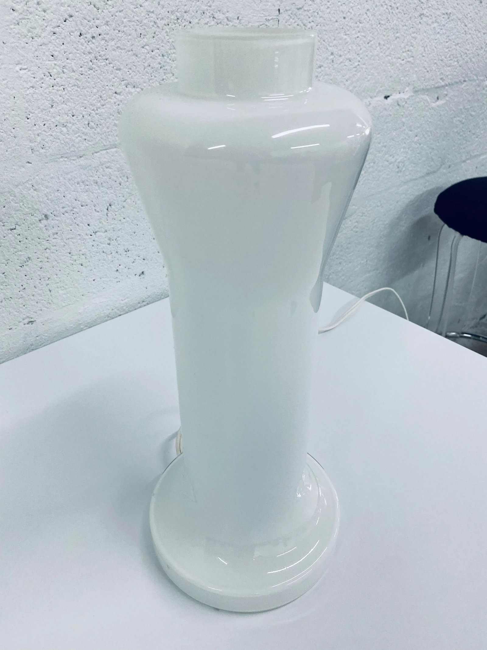 1970s Art Deco Revival Murano Glass Table Lamp - 4