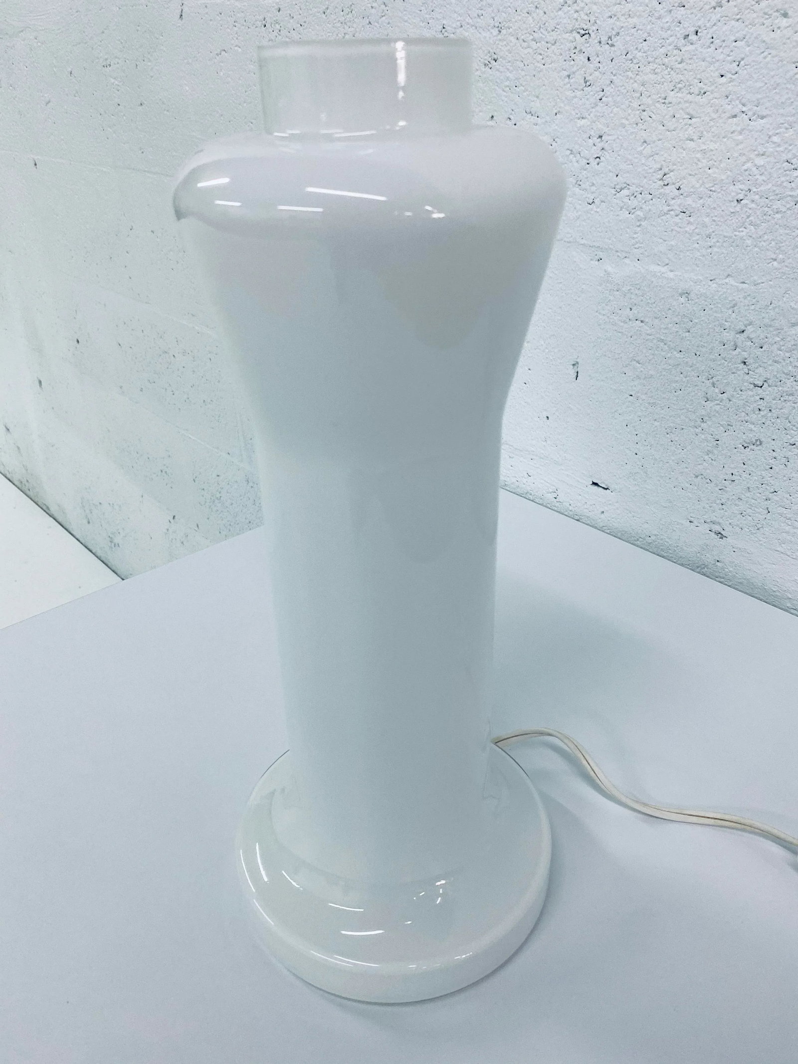 1970s Art Deco Revival Murano Glass Table Lamp - 5