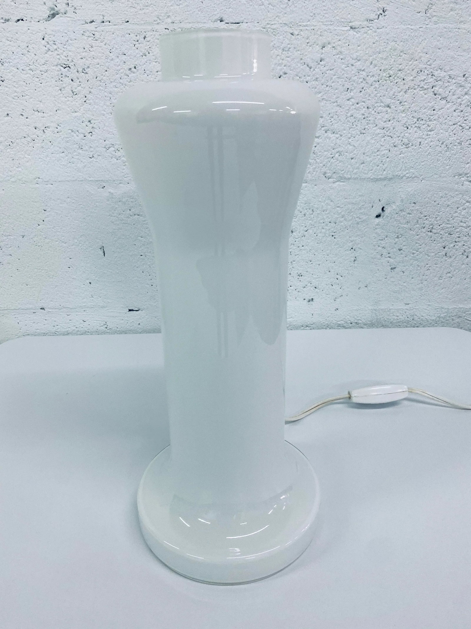 1970s Art Deco Revival Murano Glass Table Lamp - 6