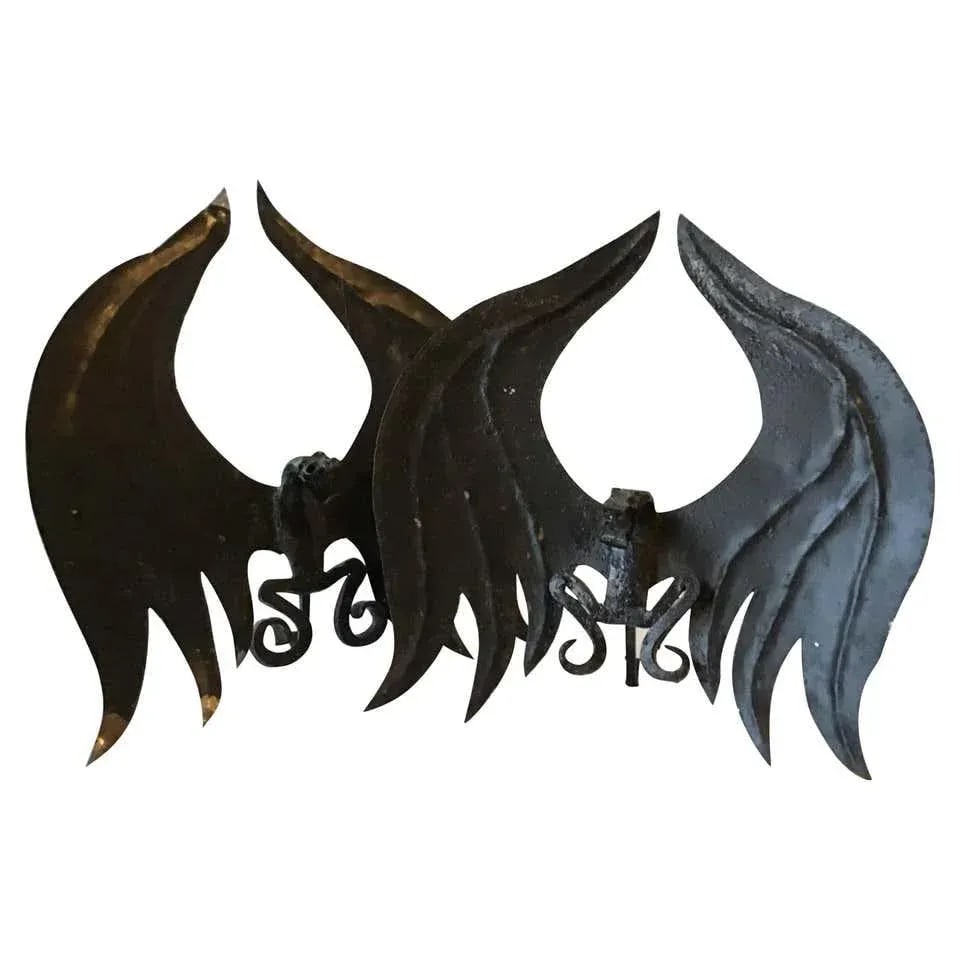 1920s Handmade Dragon Andirons - 13