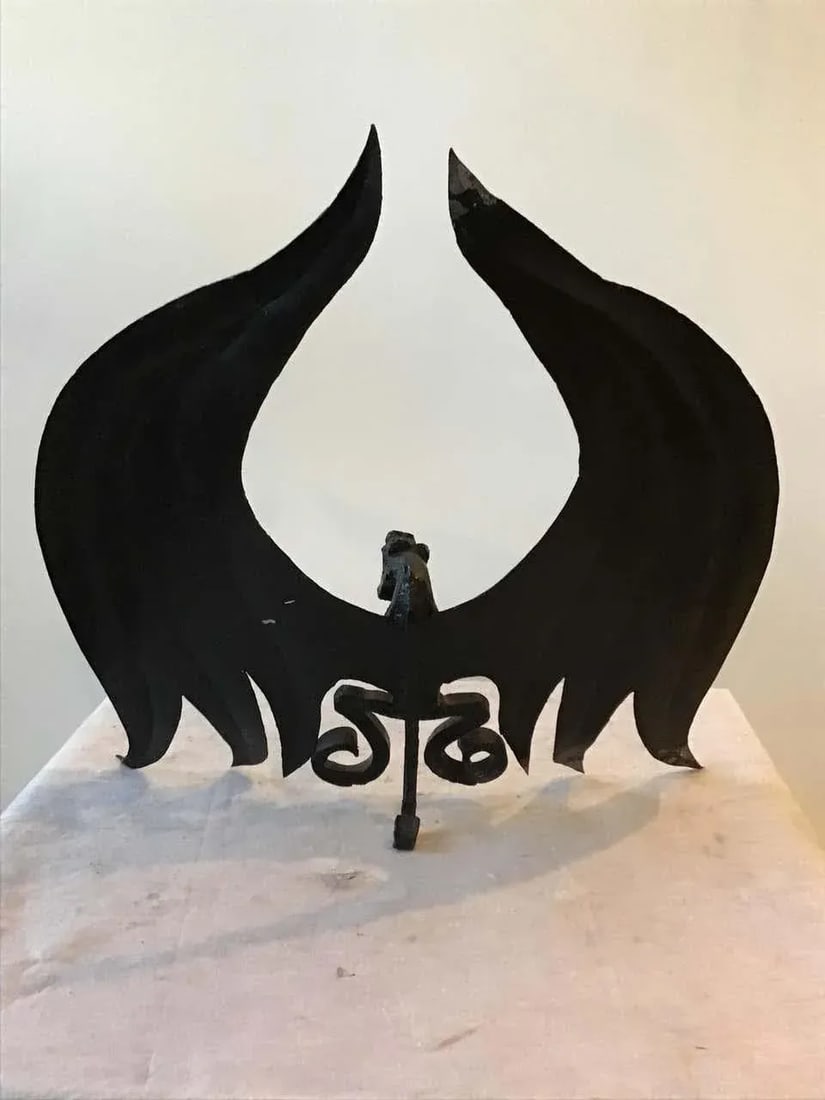 1920s Handmade Dragon Andirons - 2