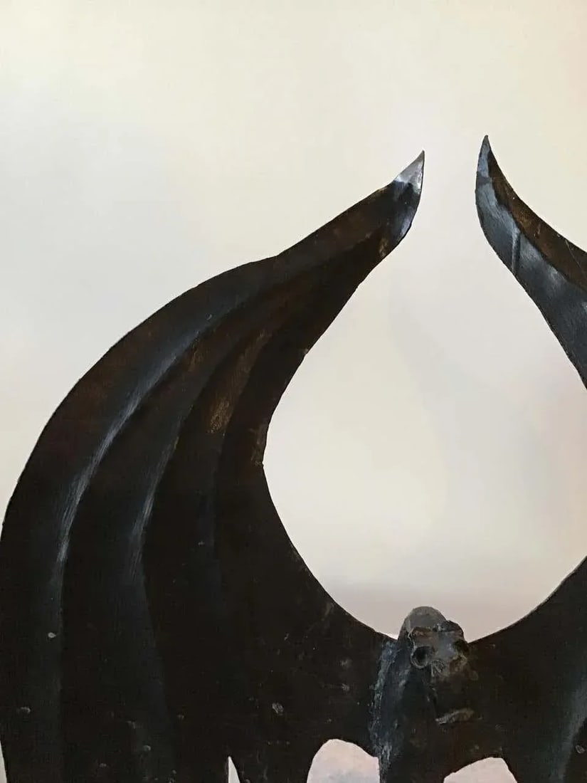 1920s Handmade Dragon Andirons - 8