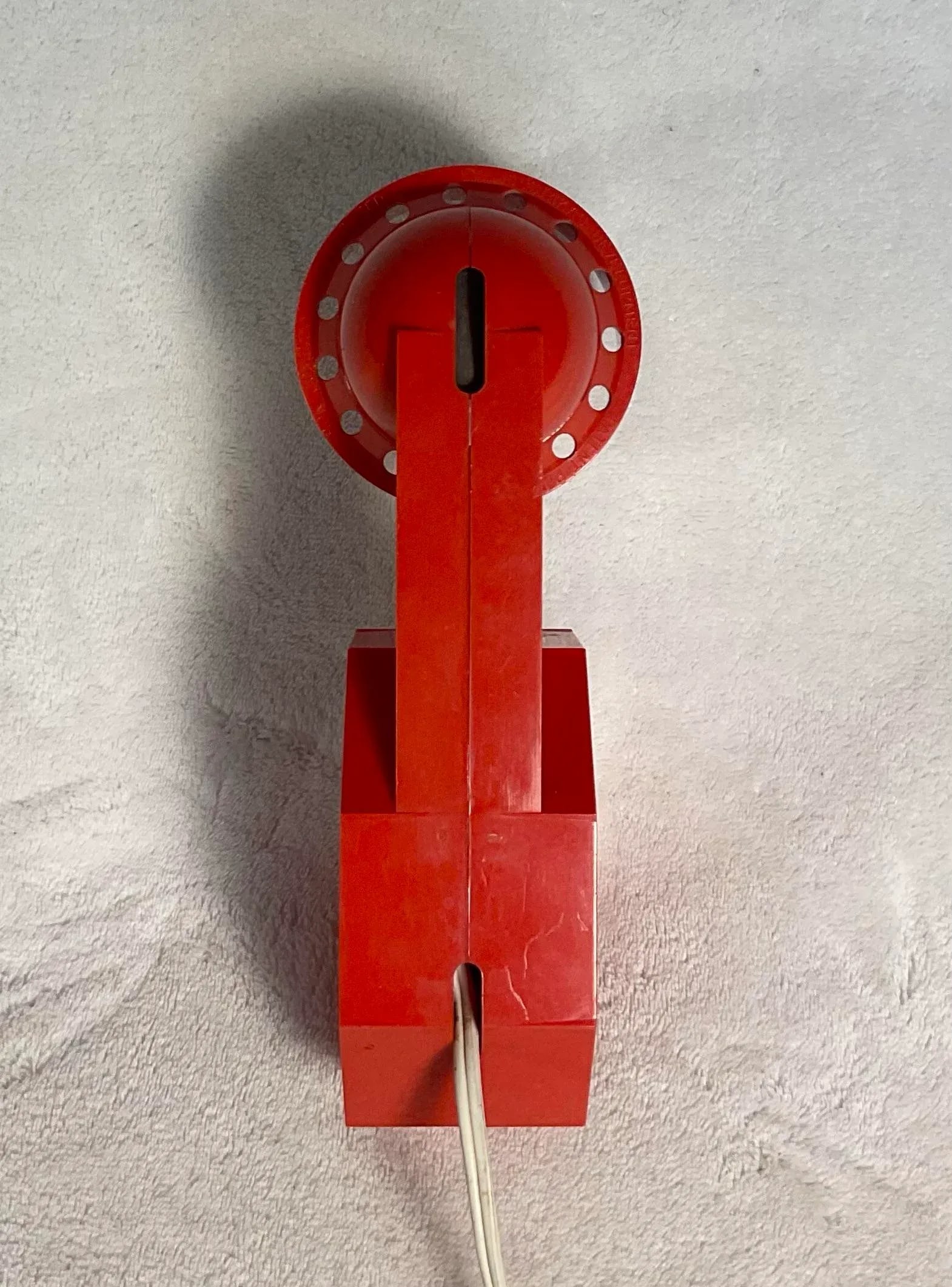 Vintage Red 70s Light-Horse High-Intensity 7 Position Task Lamp by Reiley Moustakas - 3