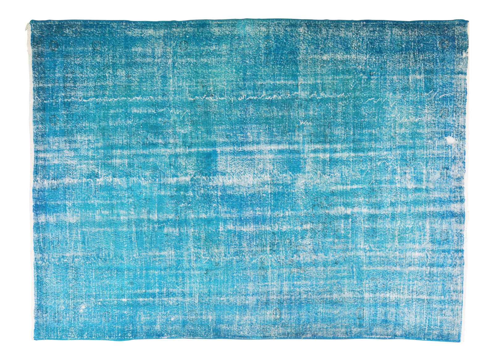 Vintage Turkish Anatolian Overdyed Hand Knotted Organic Wool Fine Weave Rug,8'9"x11'10": Vintage Turkish Anatolian overdyed hand knotted rug with natural colors and fine weave. Condition: Alterations: Original Condition Unaltered Imperfections: Some Imperfections Condition Notes: perfect