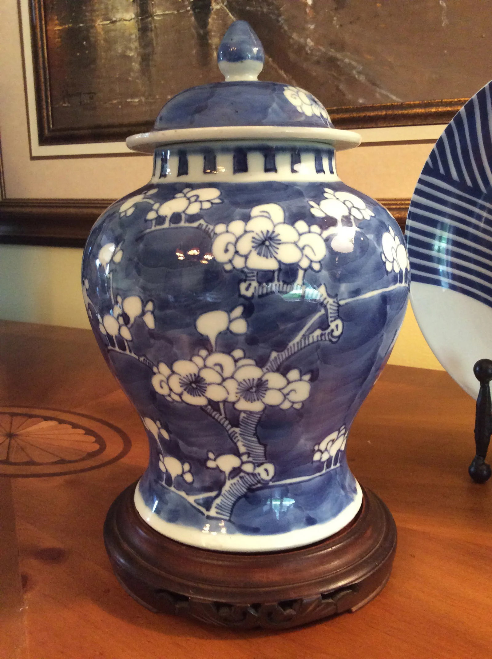 Mid 20th Century Chinoiserie Ginger Jar - 13
