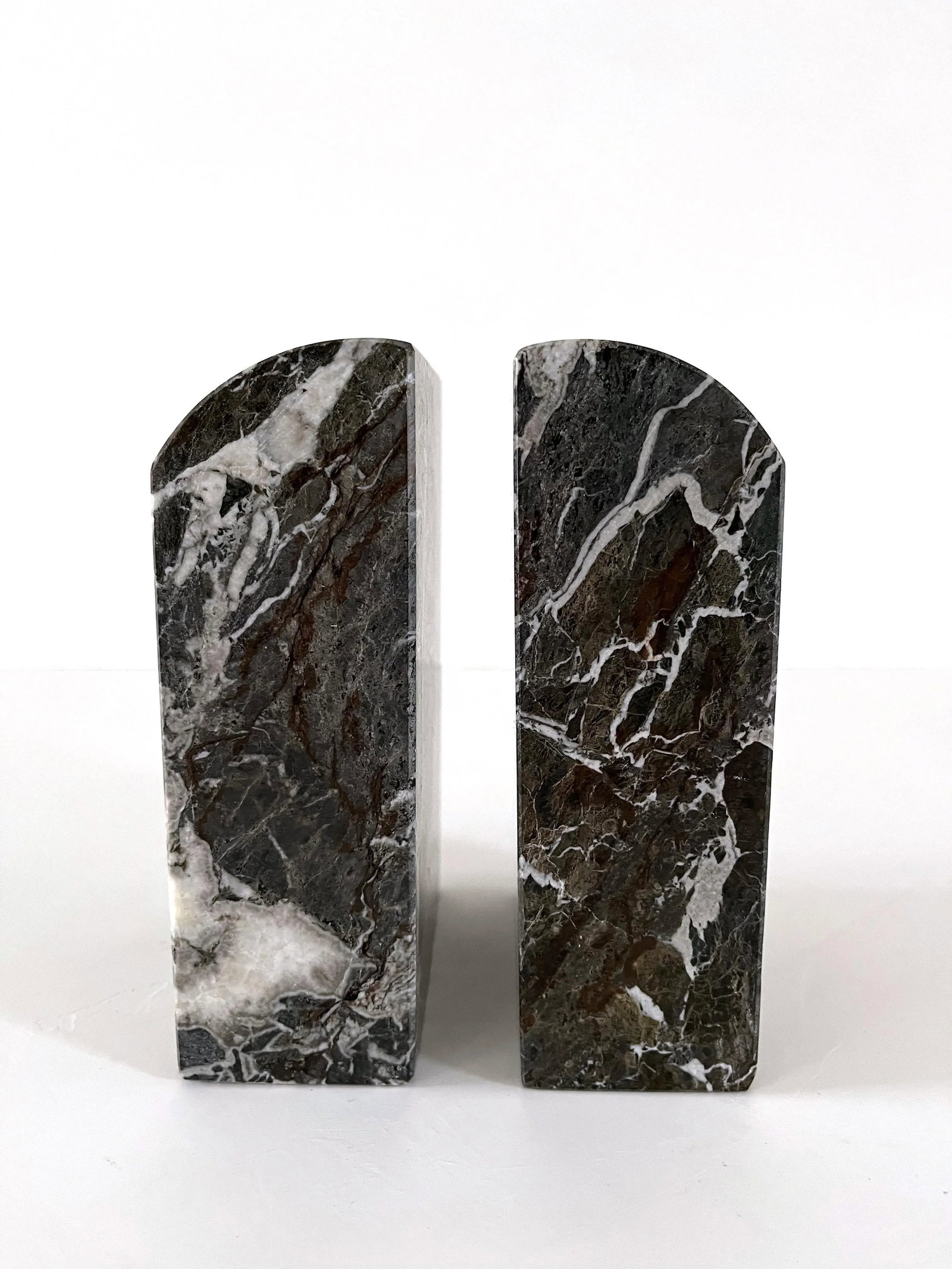 Vintage Marble Bookends - 2
