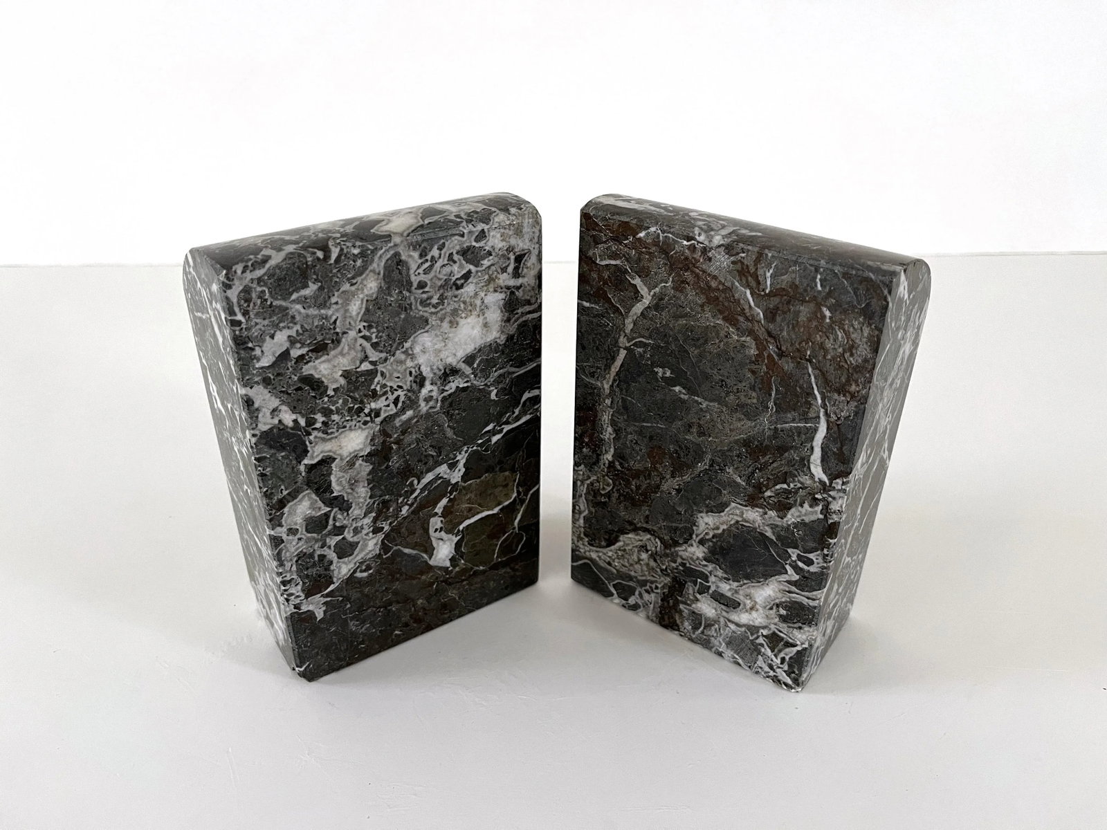Vintage Marble Bookends - 5
