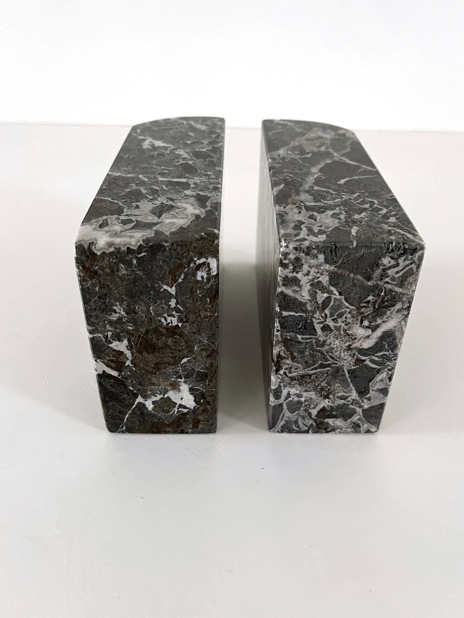 Vintage Marble Bookends - 7