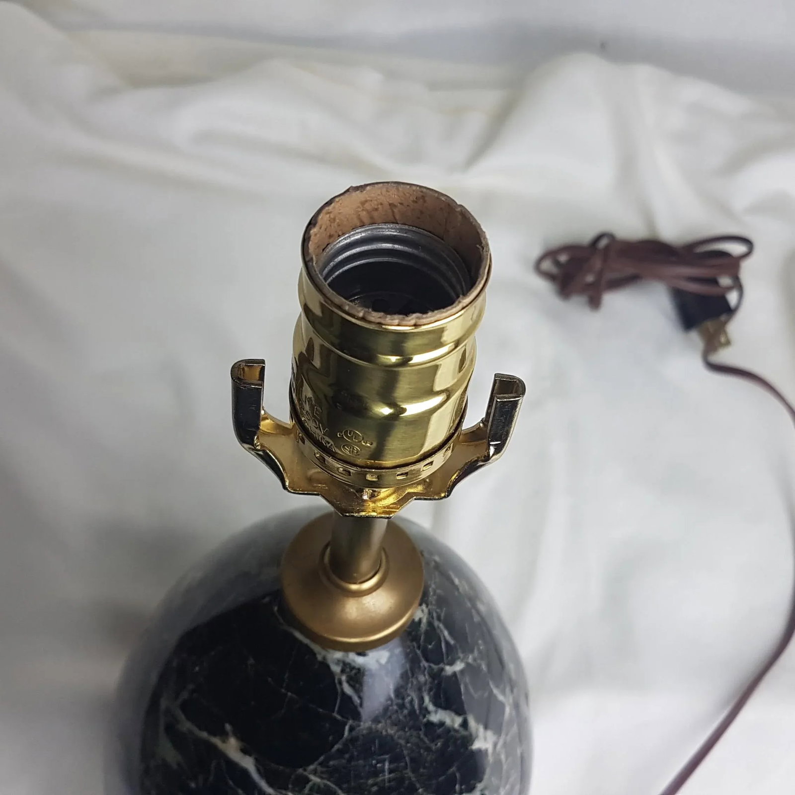 Custom Tear Drop Shaped Marble Lamp - 9
