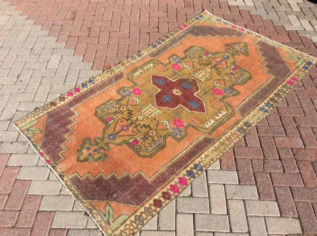 Vintage Area Rug - 51" X 90.5" - 2