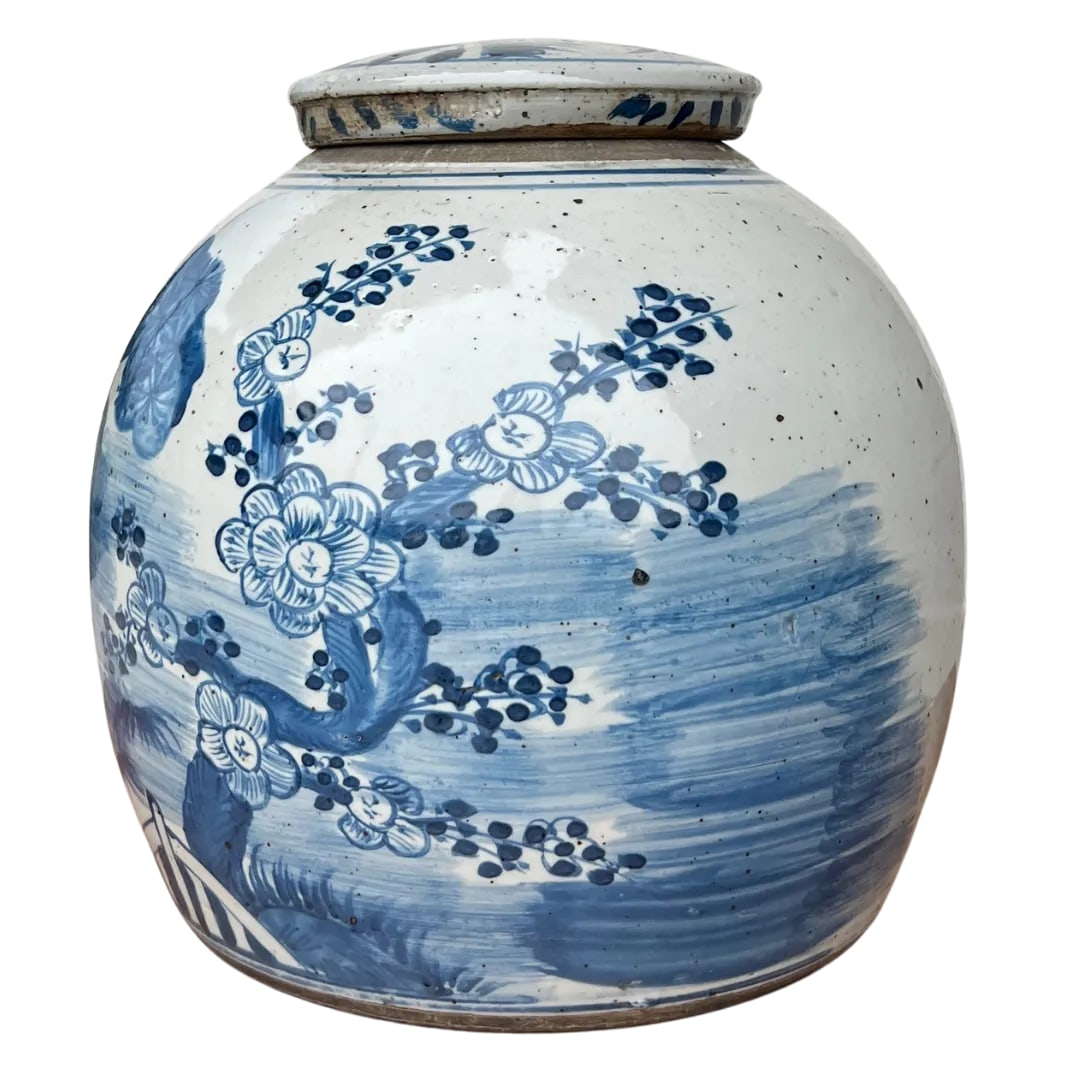 Chinoiserie Lidded Ginger Jar - 2