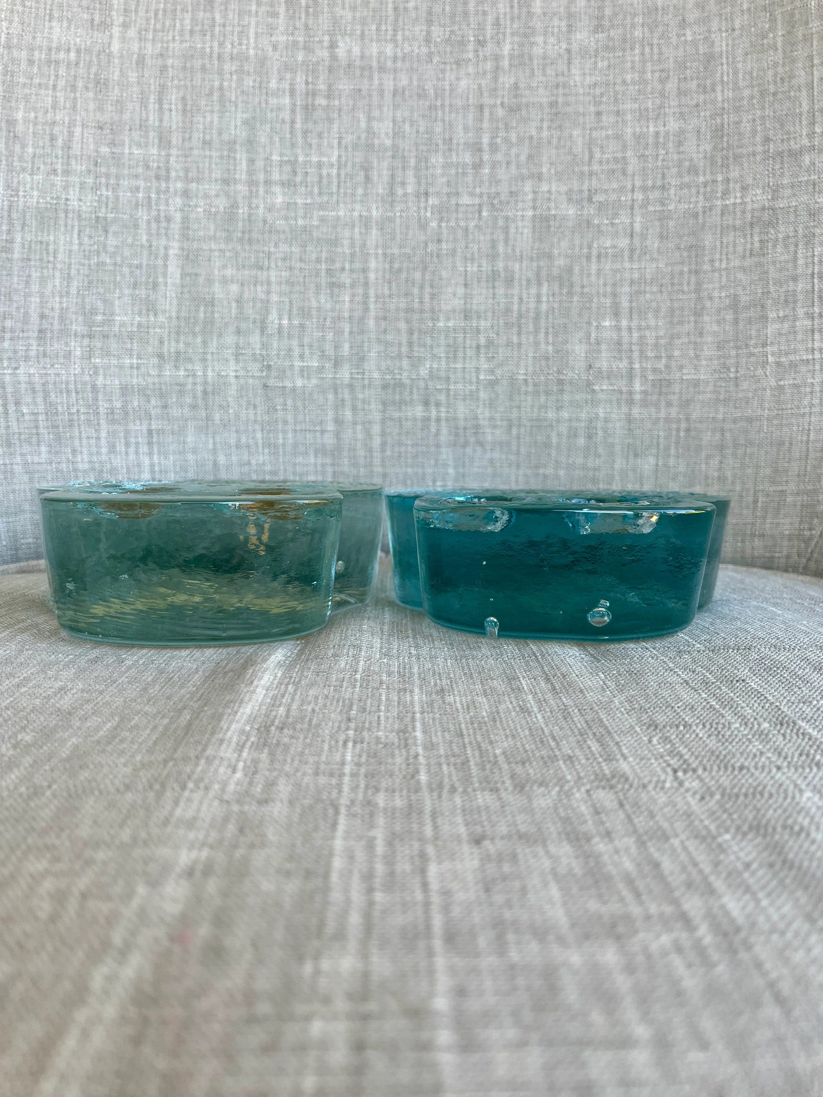 Clear Glass Blenko Owl Bookends - Mid-Century Modern - 8