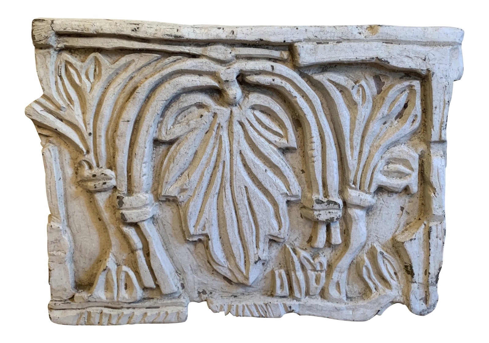 Vintage Carved Resin Wall Panel: Vintage Carved Resin Decorative Wall Panel purchased in 2007 from the Columbia Pictures/Sony prop department. This piece would have been used in the background of various film and television