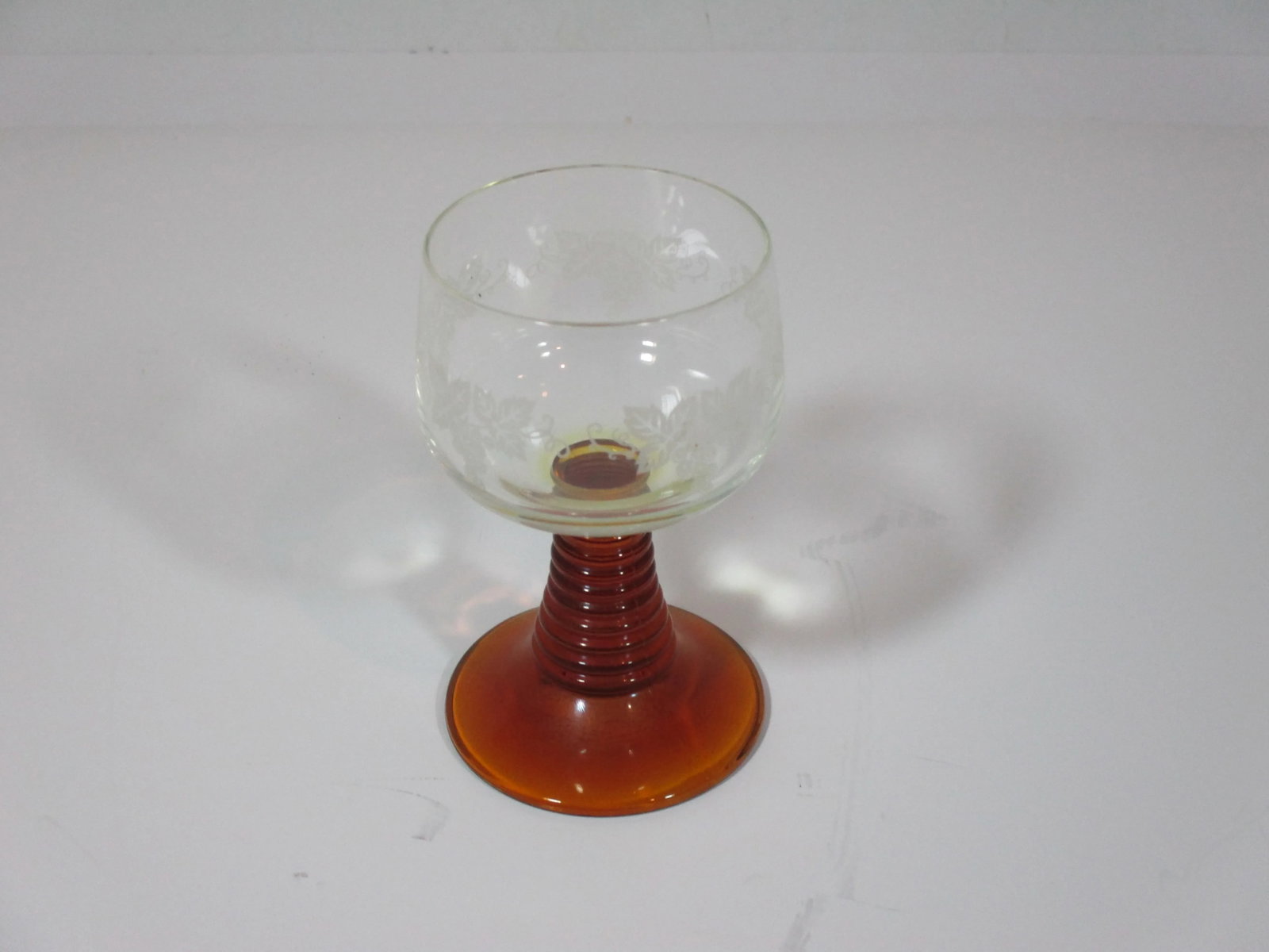 Mid Century Coiled Stem Wine Glasses - Set of 6 - 4