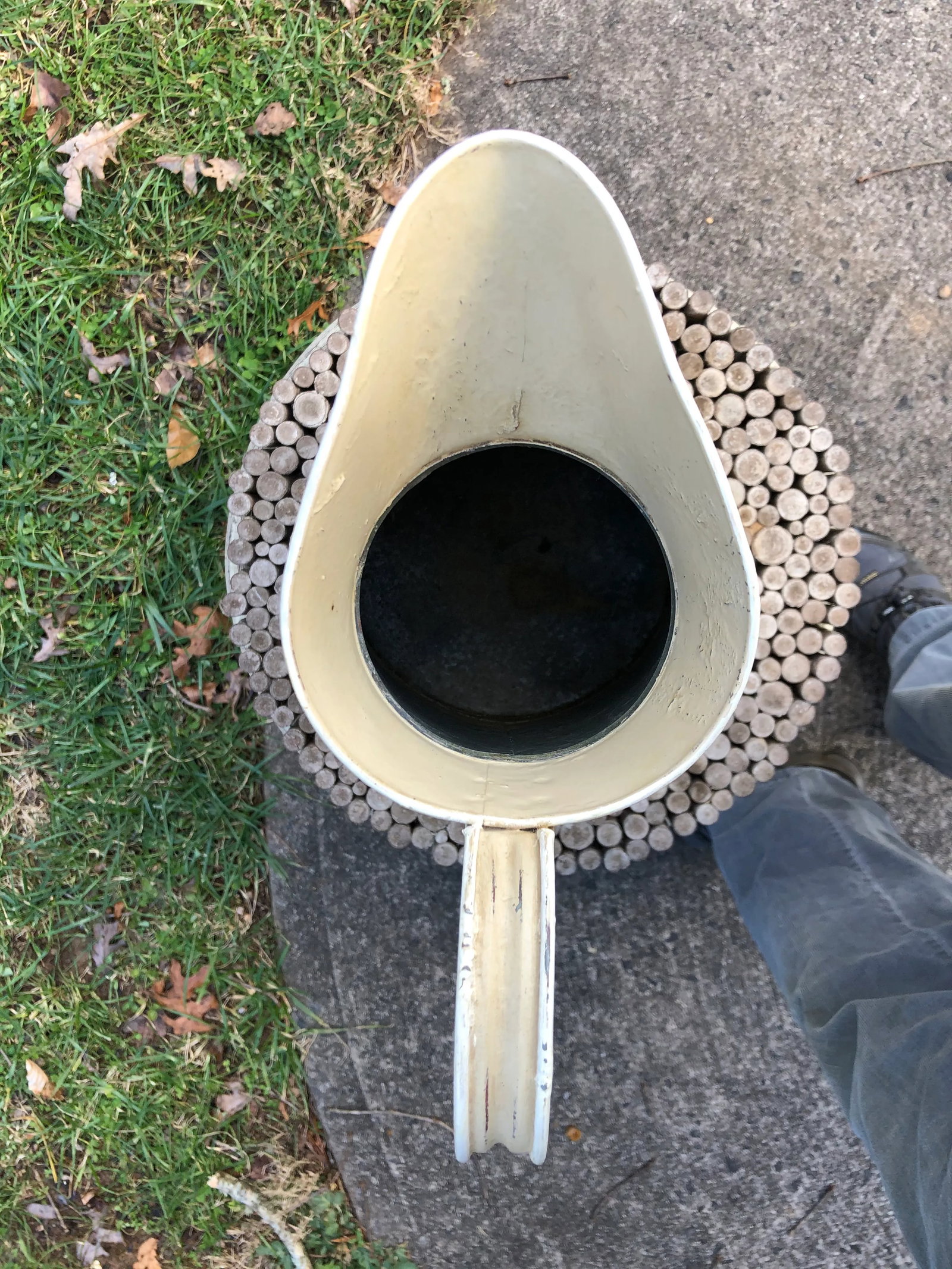 Antique Painted Water Pitcher - 5