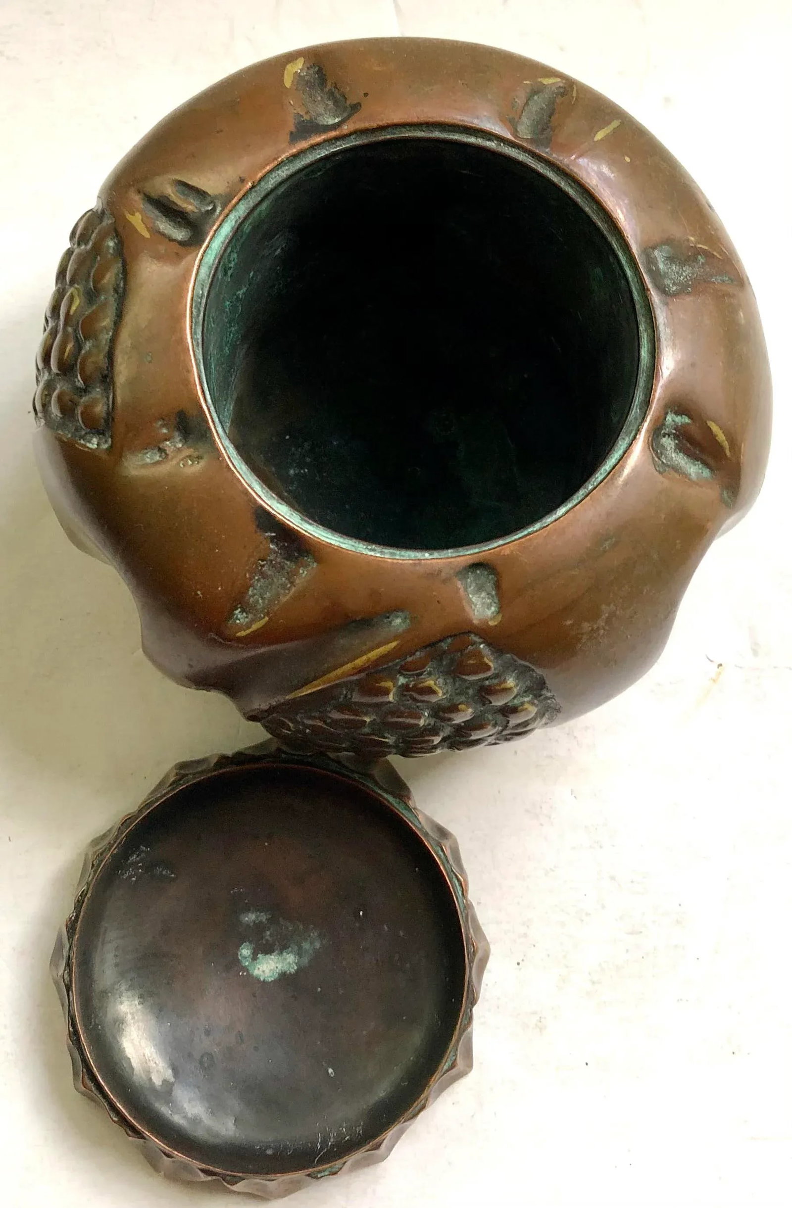 Copper Pomegranate Box/Planter - 3
