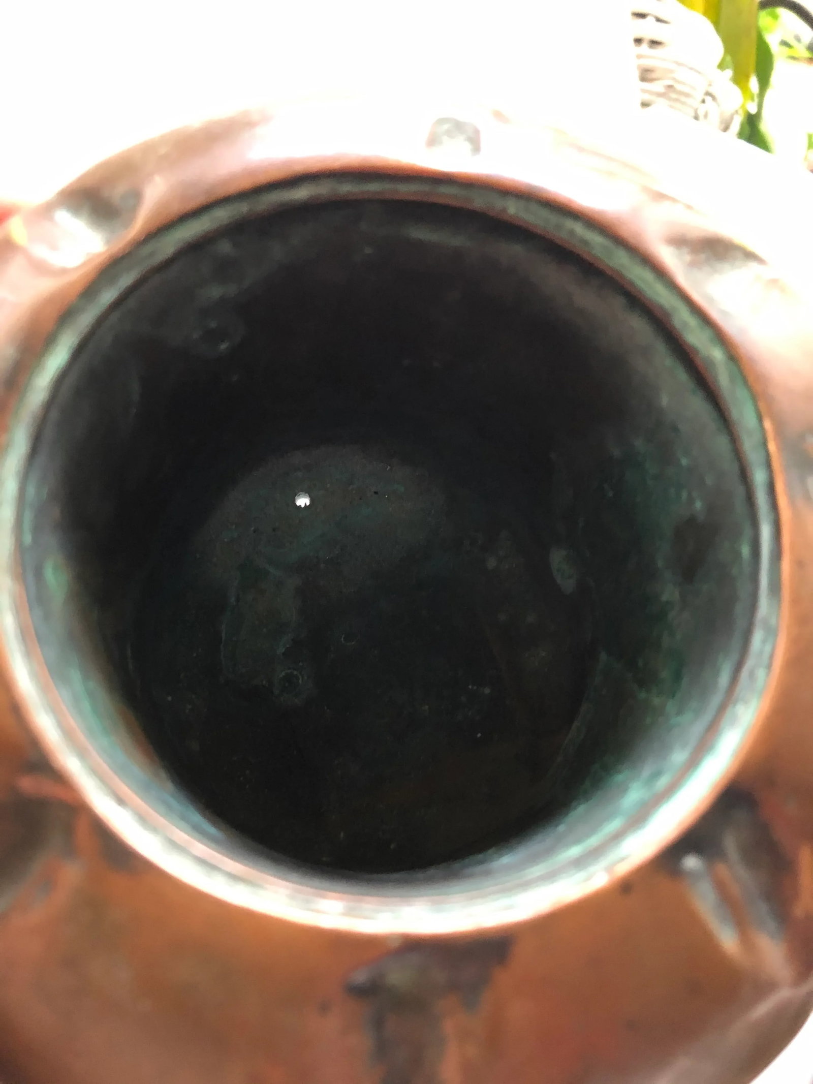 Copper Pomegranate Box/Planter - 6