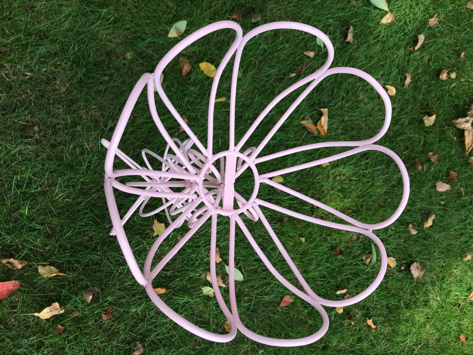 Cotton Candy Pink Metal Plant Stands - a Pair - 4