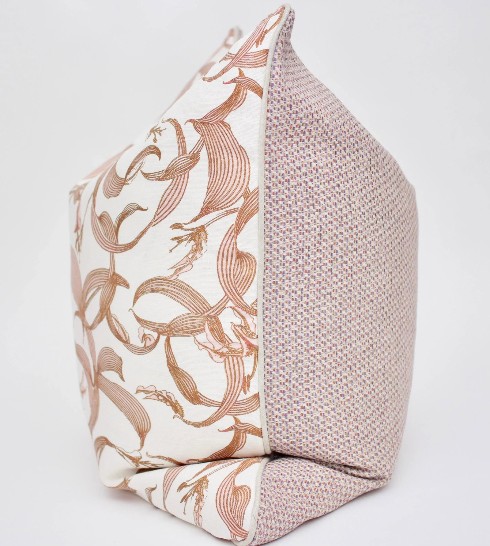 Isobel "Lillium" 25" Square Belgian Linen Pillow - 5