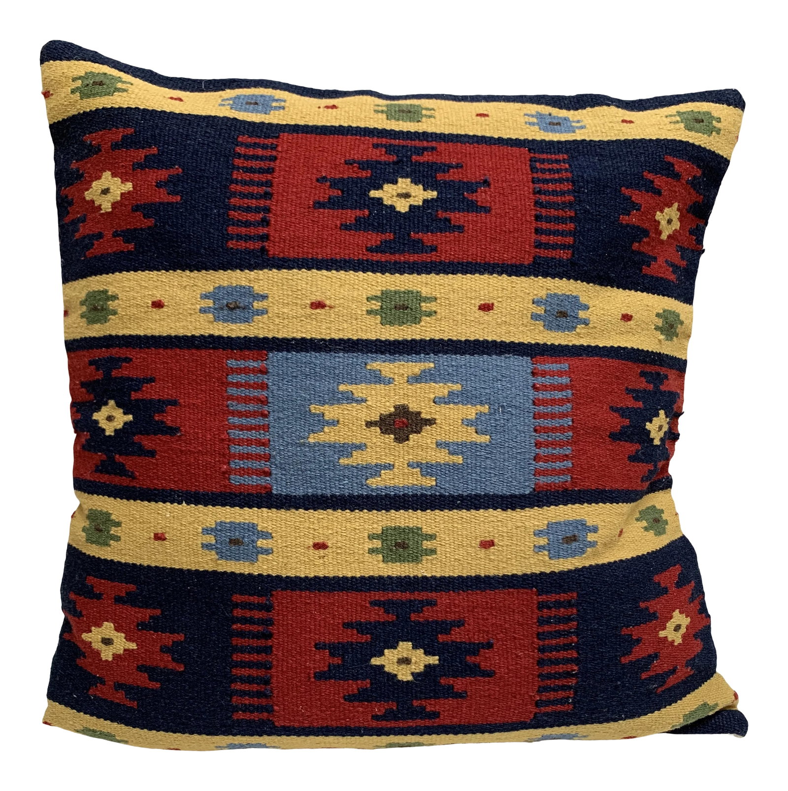 Vintage Earthy Wool Moroccan Throw Pillow: Cabin or farmhouse style earthy patterned Moroccan style boho throw pillow. Wool and muslin with zipper removal back, wool face and poly fill. Beautiful for indoor or outdoor decor. I'm listing four