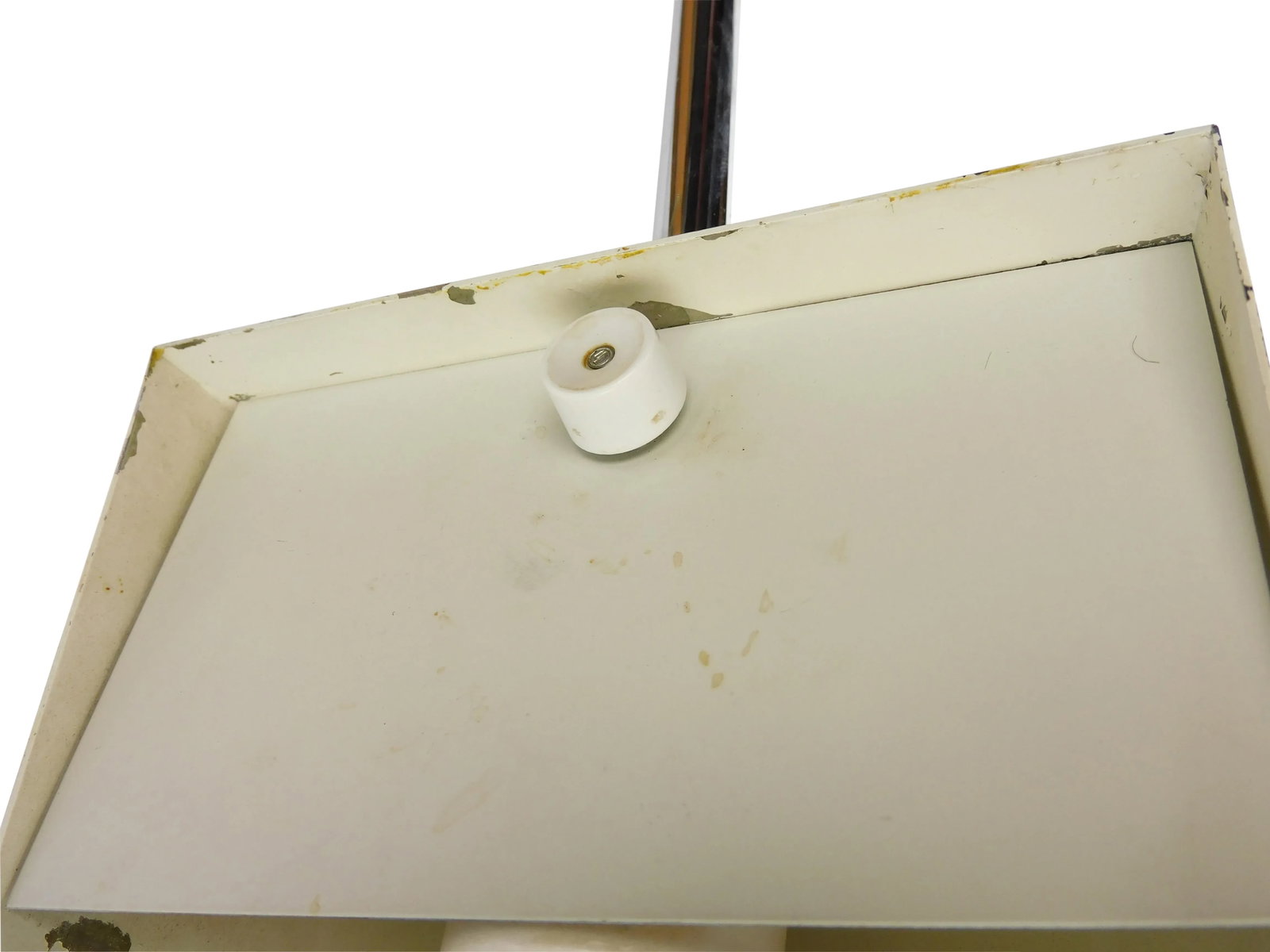 1970s Mid-Century Sonneman Chrome Guzzini Travertine Desk Lamps - a Pair - 7