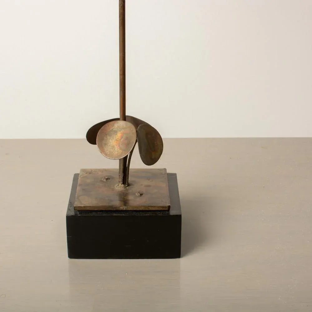 Topiary Sculpture In The Manner of C.Jere in Patinated Brass and Copper Circa 1970 - 3