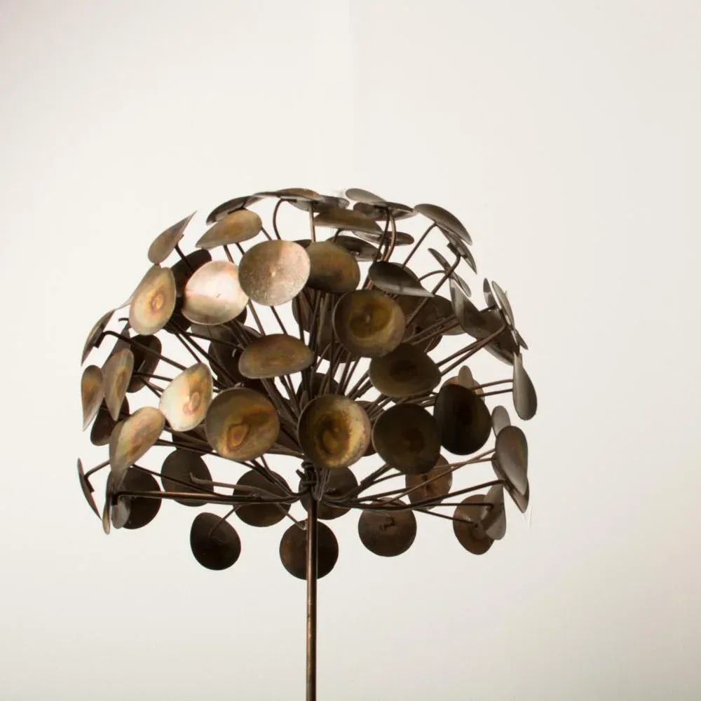 Topiary Sculpture In The Manner of C.Jere in Patinated Brass and Copper Circa 1970 - 5