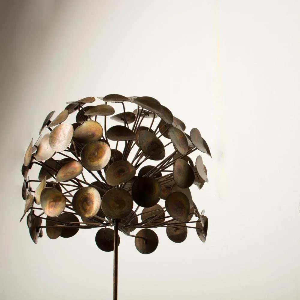 Topiary Sculpture In The Manner of C.Jere in Patinated Brass and Copper Circa 1970 - 6