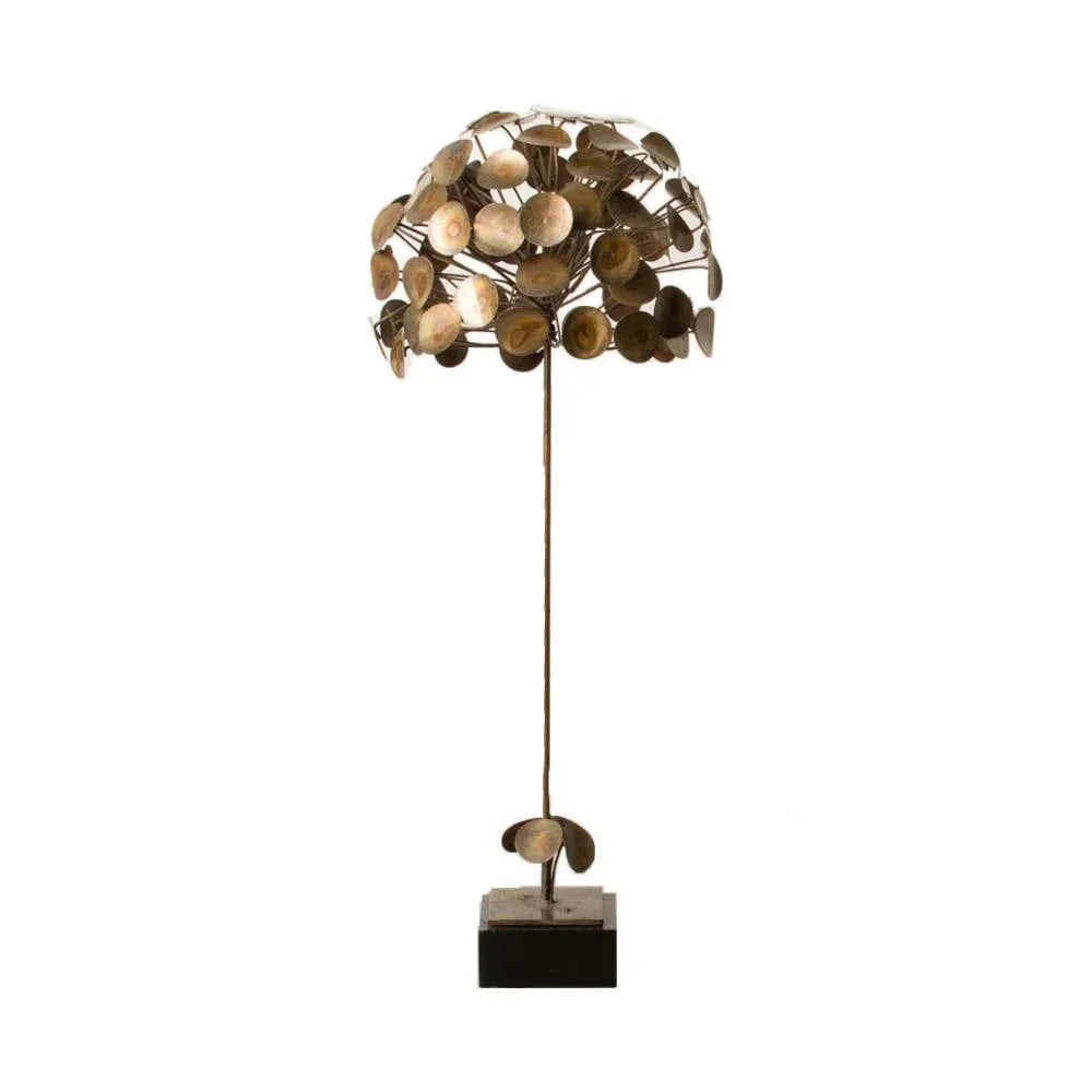 Topiary Sculpture In The Manner of C.Jere in Patinated Brass and Copper Circa 1970 - 7