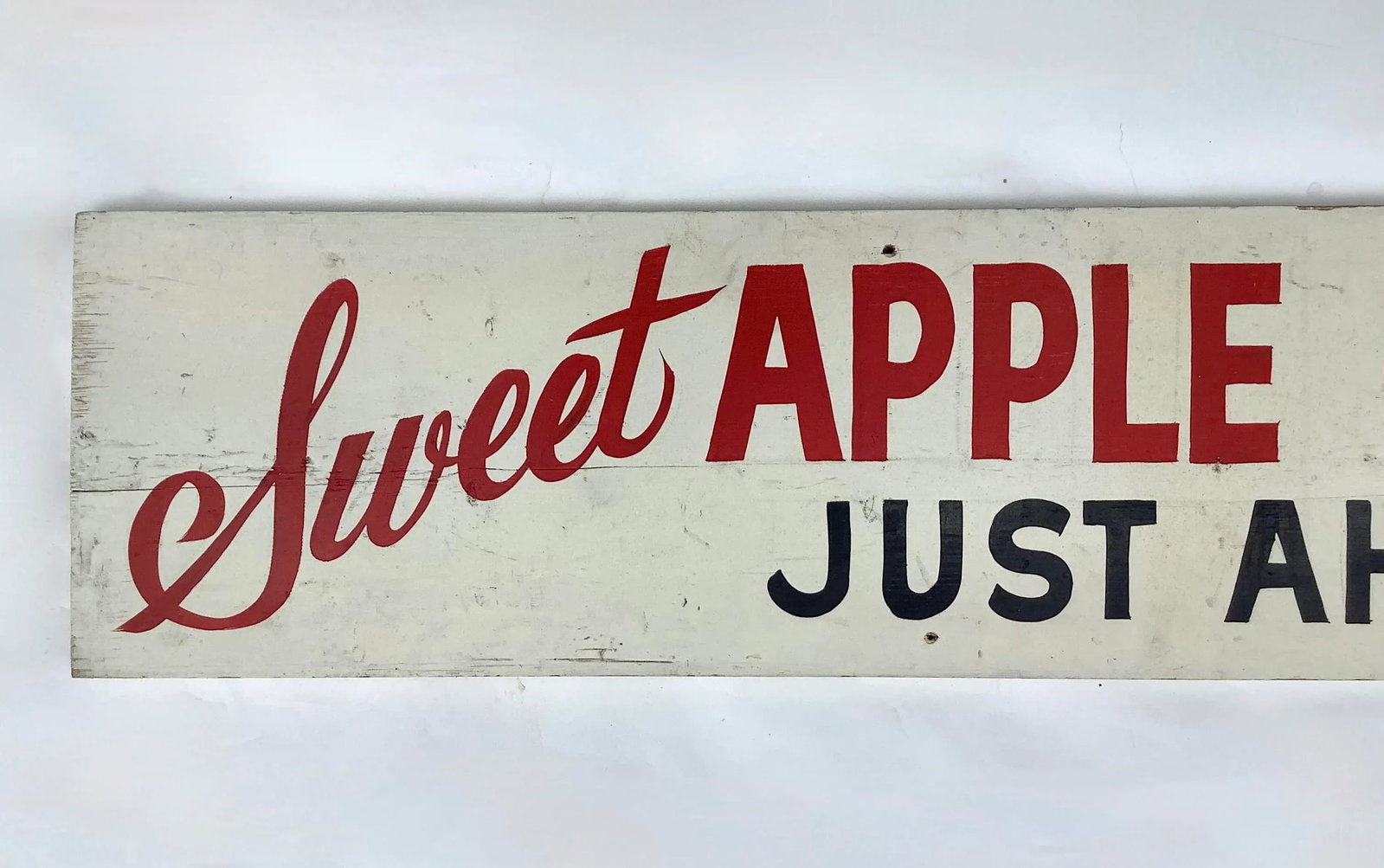 Vintage Wood Sweet Apple Cider Farmstand Sign - 2