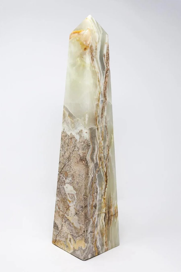 1960s Italian Onyx Obelisk - 3