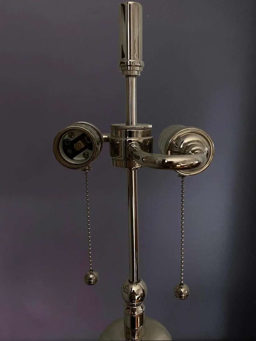 Thomas O'Brien for Visual Comfort Signature Longacre Tall Table Lamp in Polished Nickel - 3