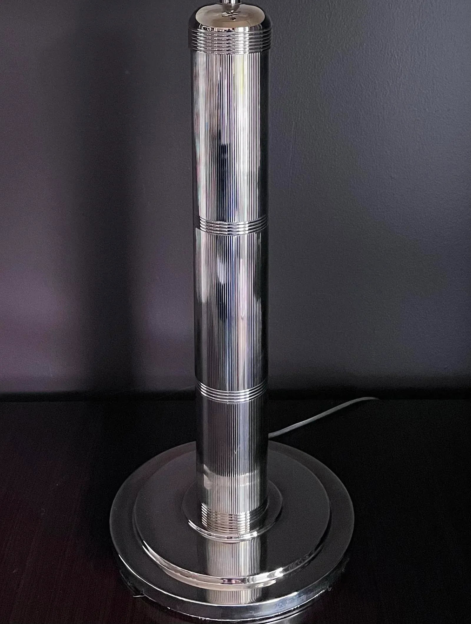 Thomas O'Brien for Visual Comfort Signature Longacre Tall Table Lamp in Polished Nickel - 5
