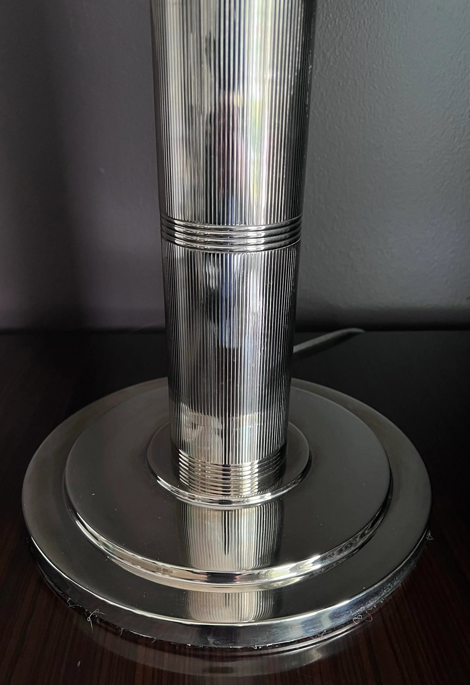 Thomas O'Brien for Visual Comfort Signature Longacre Tall Table Lamp in Polished Nickel - 6