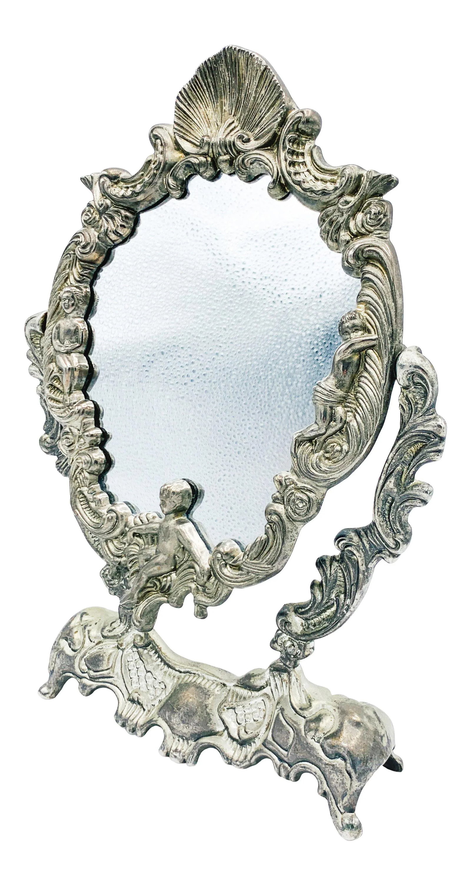 Art Nouveau French Dressing Table Mirror - 6