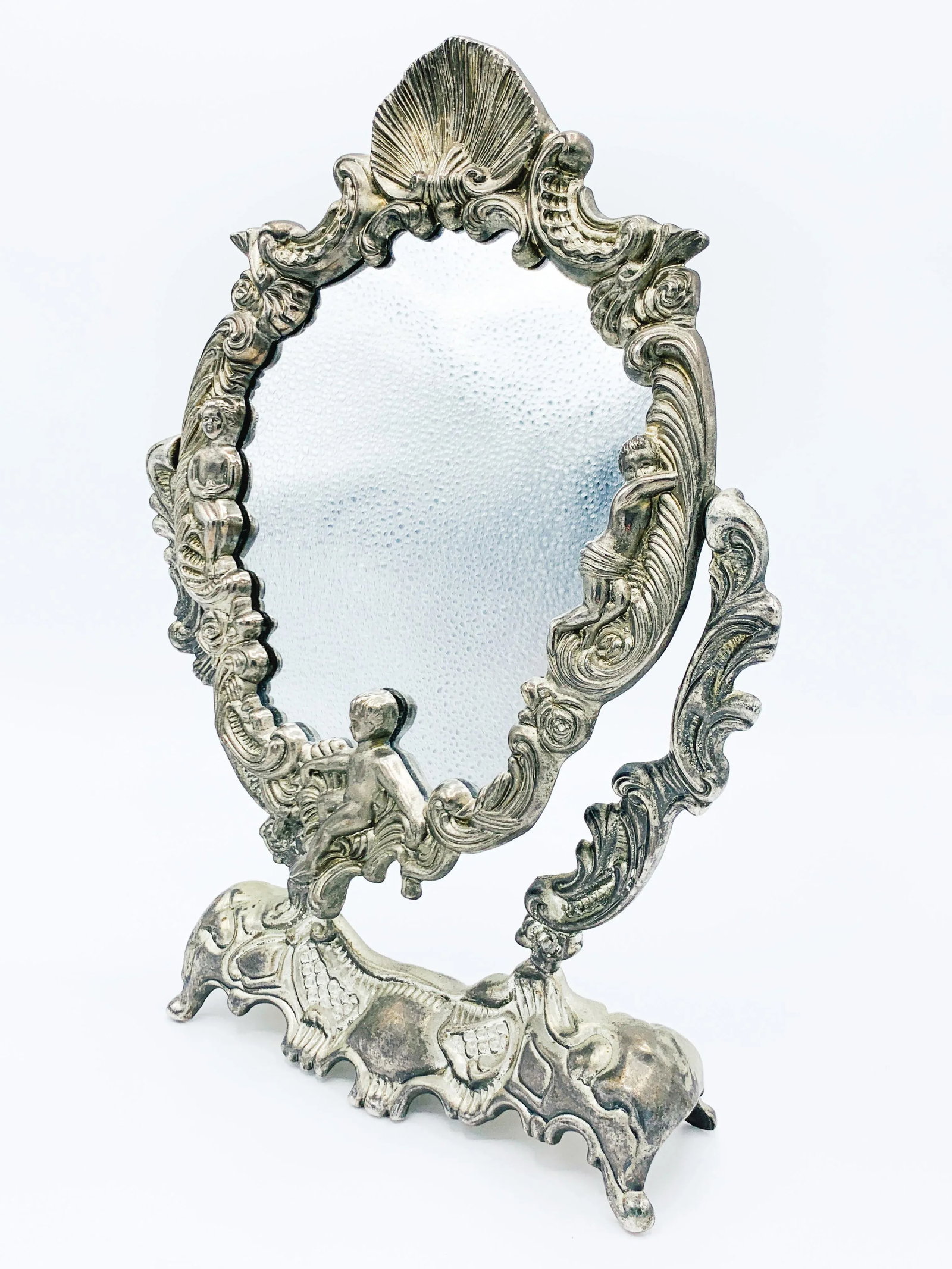 Art Nouveau French Dressing Table Mirror - 9