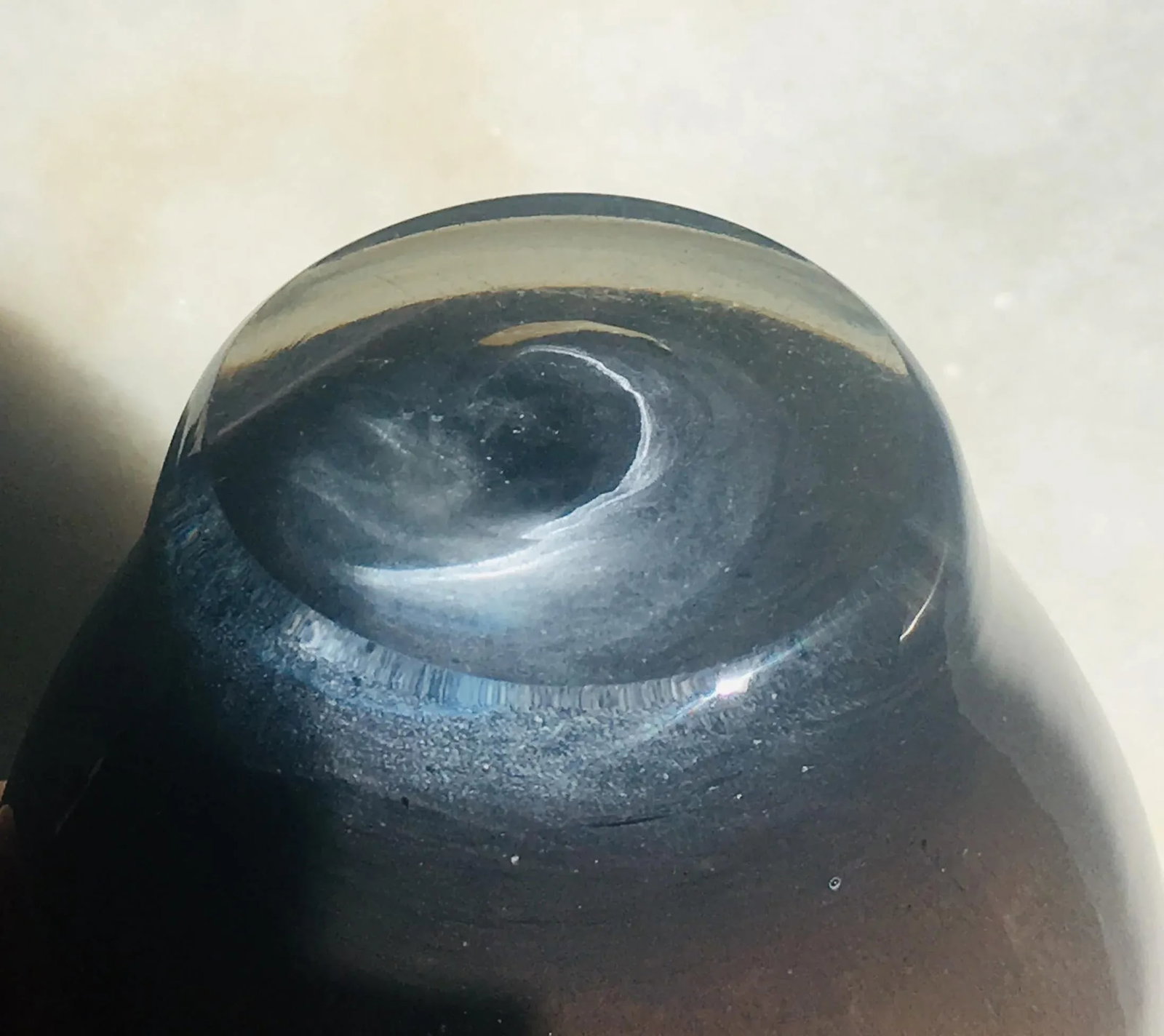 Murano Italian Ombre Glass Vase 1970s Mid Century Modern - 7