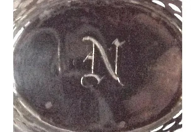 Vintage Pierced Sterling Silver Salt Dish - 4