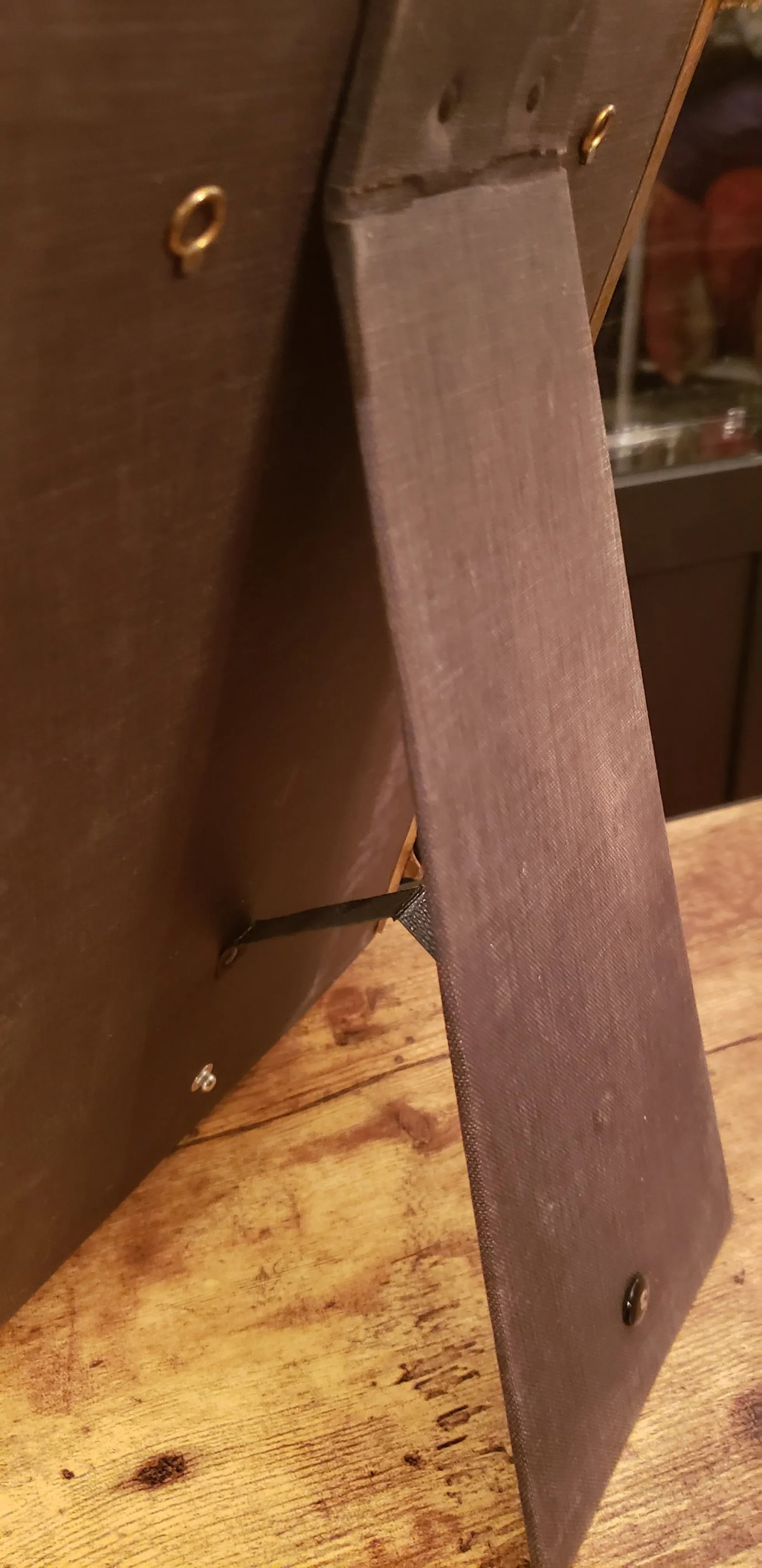 Vintage Metal Frame Table Mirror - 8