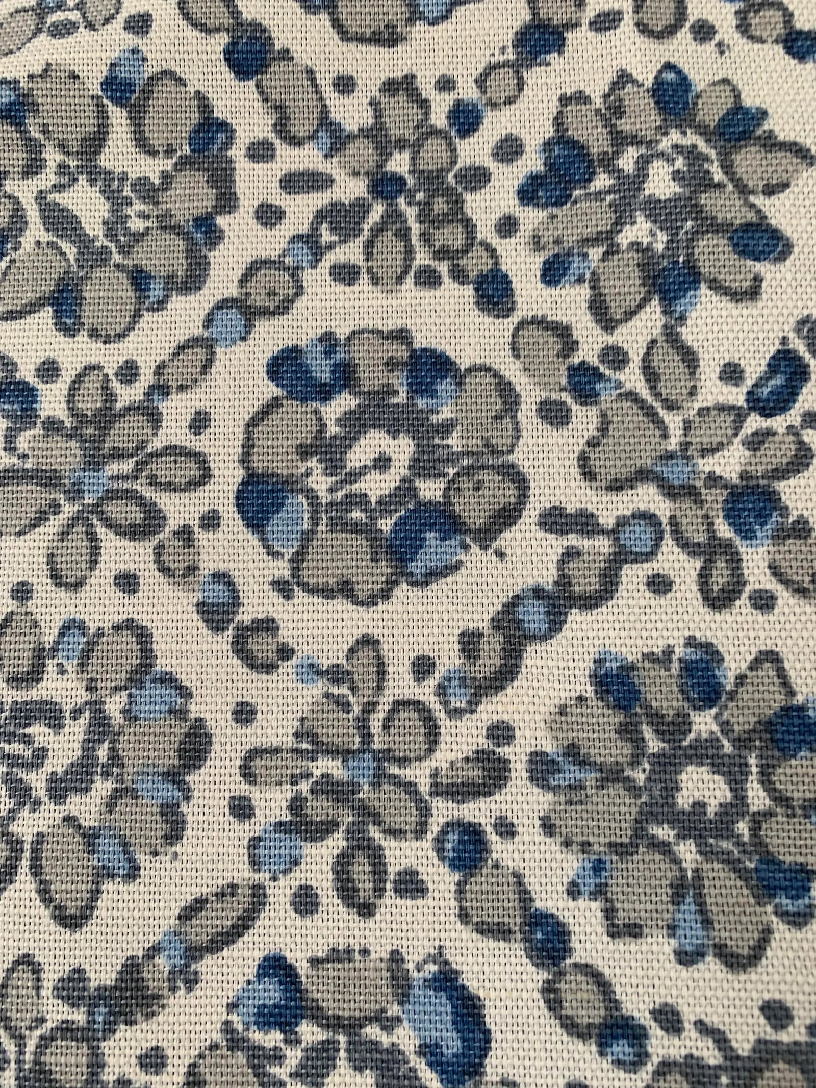 Victoria Hagan "Jackson" Cotton/Linen Print Fabric - 4