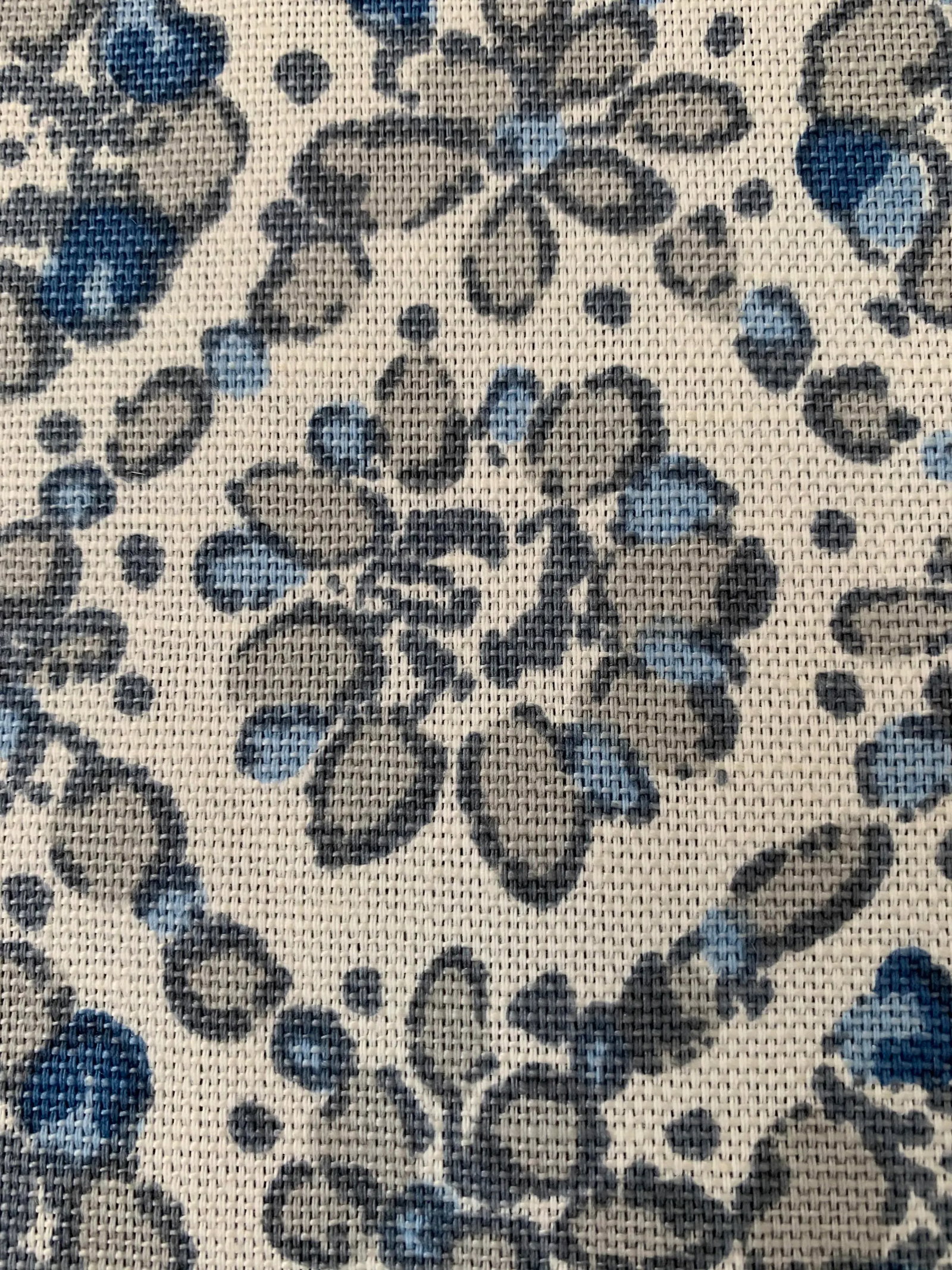 Victoria Hagan "Jackson" Cotton/Linen Print Fabric - 5