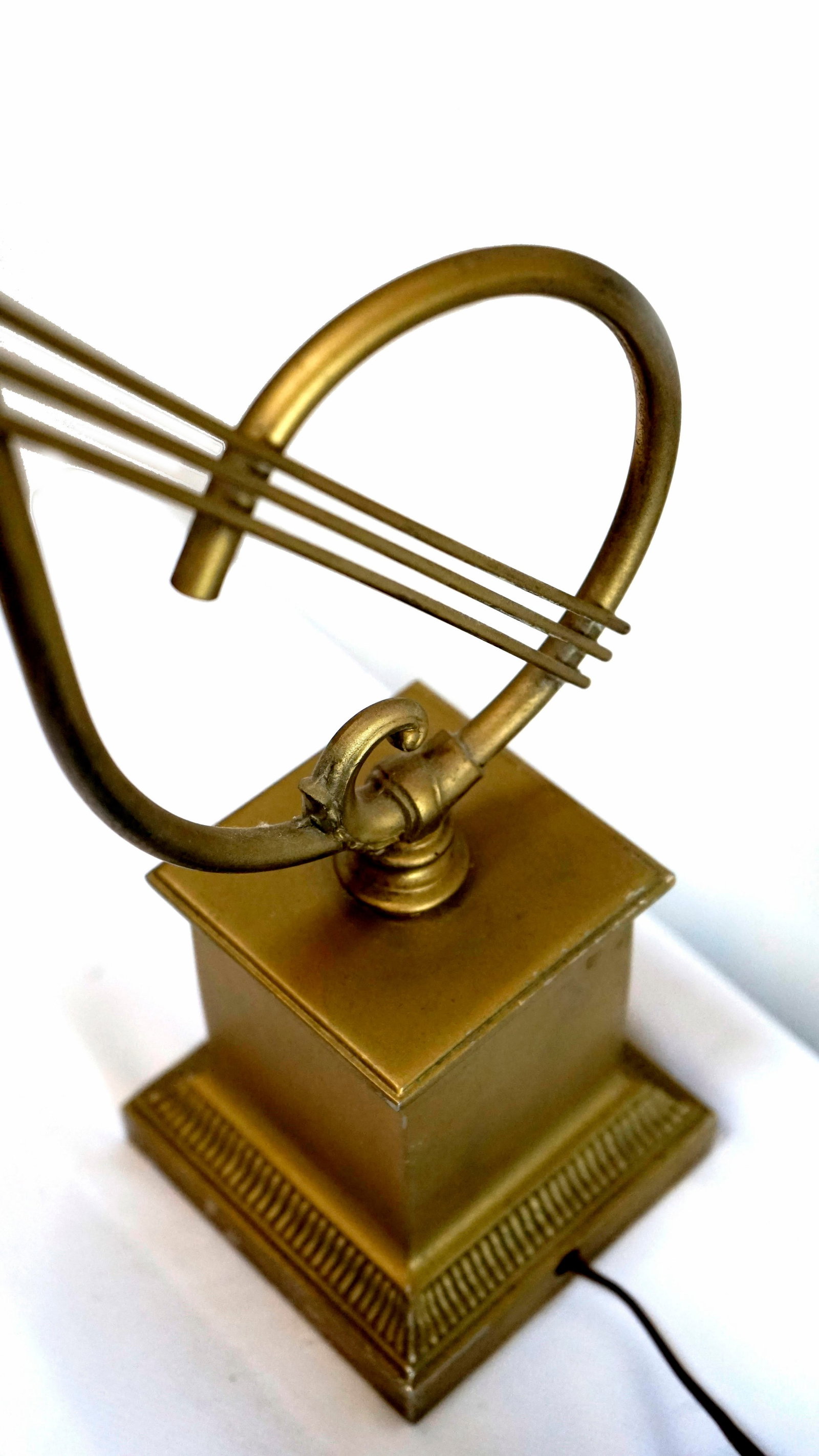 Vintage 1960s Treble Clef Piano Light - 2