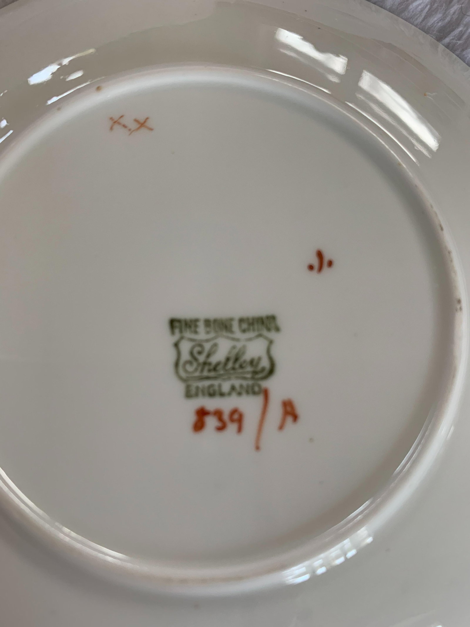 1960s Shelley English Heather Tea Cup and Saucer - 2 Pieces - 10