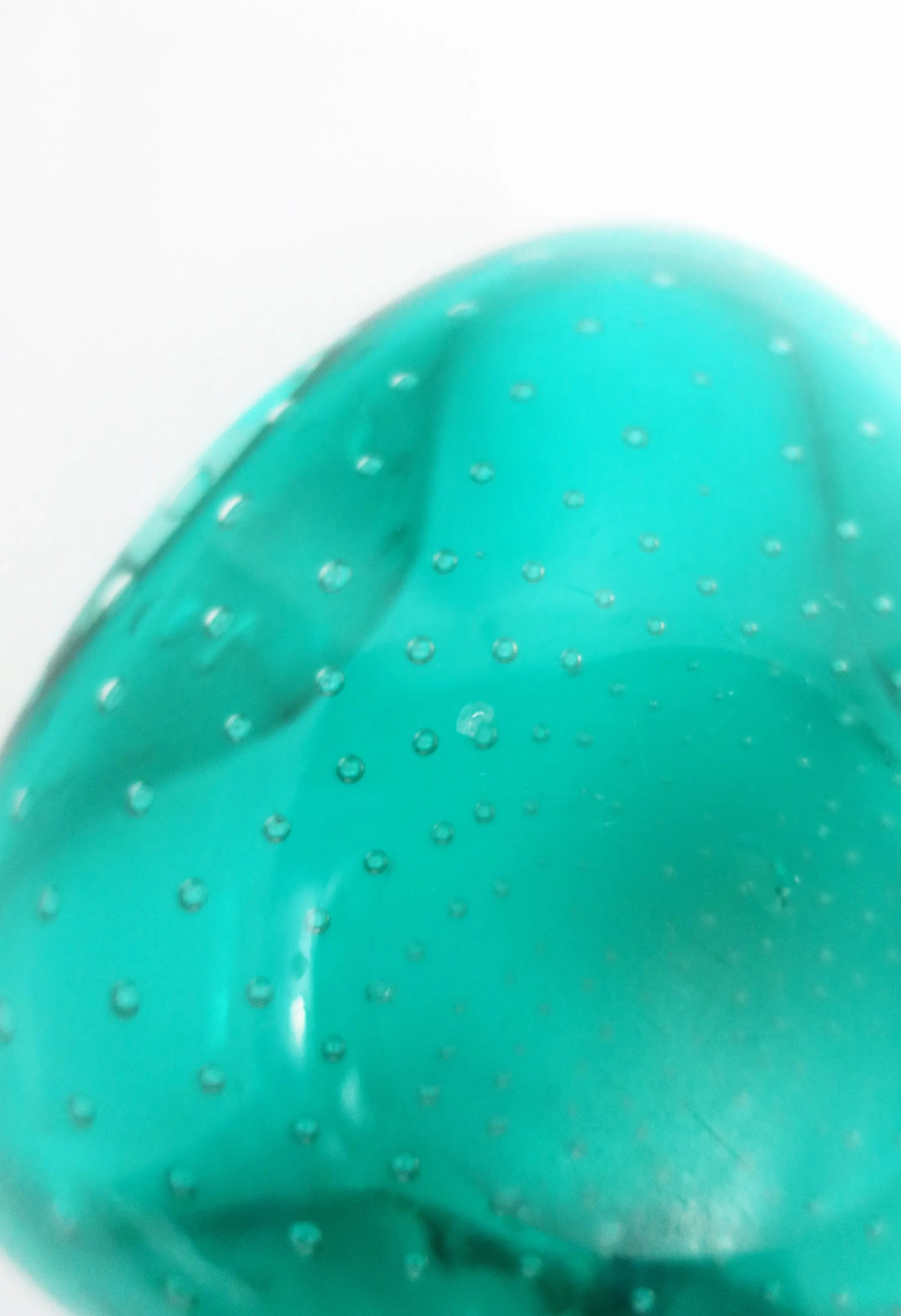 Italian Murano Emerald Green Art Glass Bowl After Seguso - 11