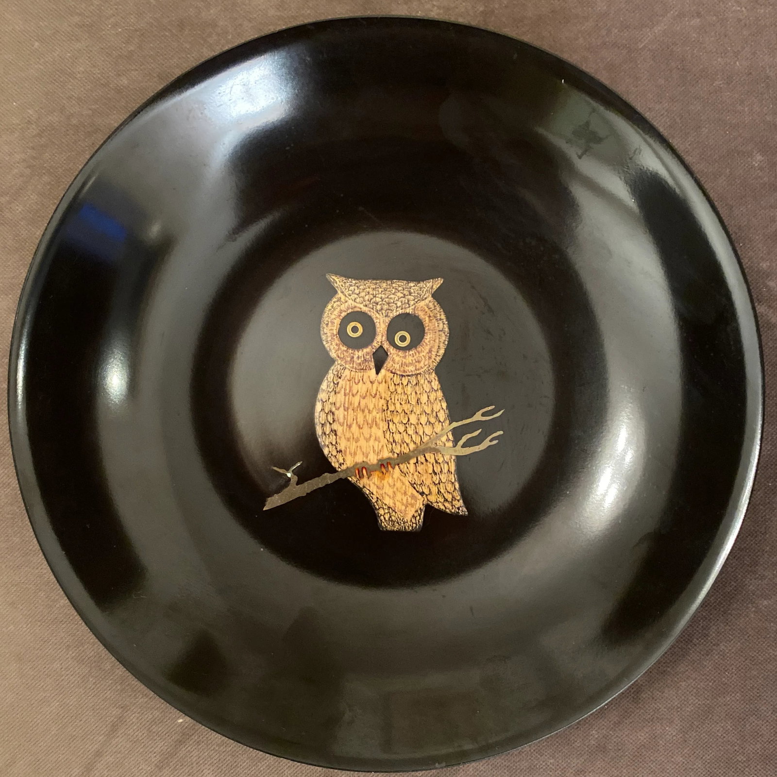 Vintage Couroc Owl Bowl - 2